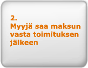 Myyjälle maksetaan ensin toimituksenjälkeen